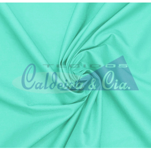 Tecido Tricoline Silky Lisa cor - 5096 (Tiffany)
